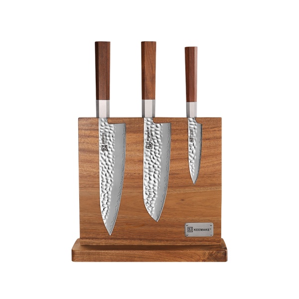 Магнитная подставка для ножей Keemake Double Sided Wooden Magnetic Knife Holder BL-3